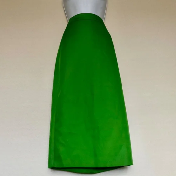 NWT Kate Spade Duchess Satin Green Pencil Skirt - Picture 4 of 8